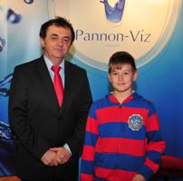 Tőke László a Pannon - Víz Zrt. elnök-vezérigazgatója és Horváth Milán