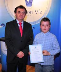 Tőke László a Pannon - Víz Zrt. elnök-vezérigazgatója és Szűcs Dániel