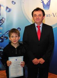 Telekesi Tamás és Tőke László a Pannon - Víz Zrt. elnök-vezérigazgatója