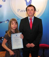 Tóth Apolka és Tőke László a Pannon - Víz Zrt. elnök-vezérigazgatója