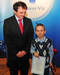 Tőke László a Pannon - Víz Zrt. elnök-vezérigazgatója és Bendl Árpád