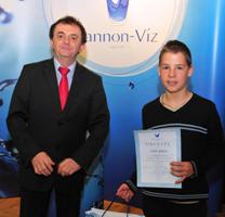 Tőke László a Pannon - Víz Zrt. elnök-vezérigazgatója és Izer János