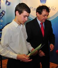 Szalai Tibor és Tőke László a Pannon - Víz Zrt. elnök-vezérigazgatója