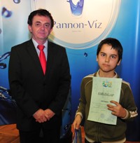 Tőke László a Pannon - Víz Zrt. elnök-vezérigazgatója és Élő László