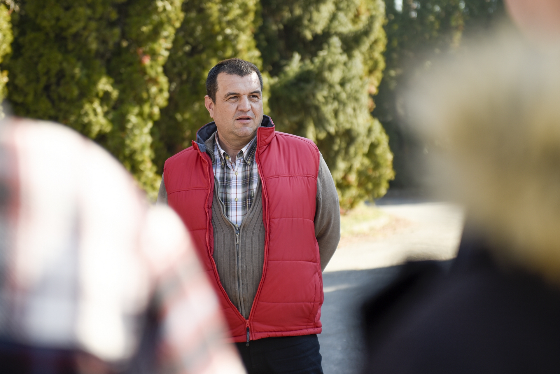 Orosz Balázs, a szőgyei vízműtelep vezetője