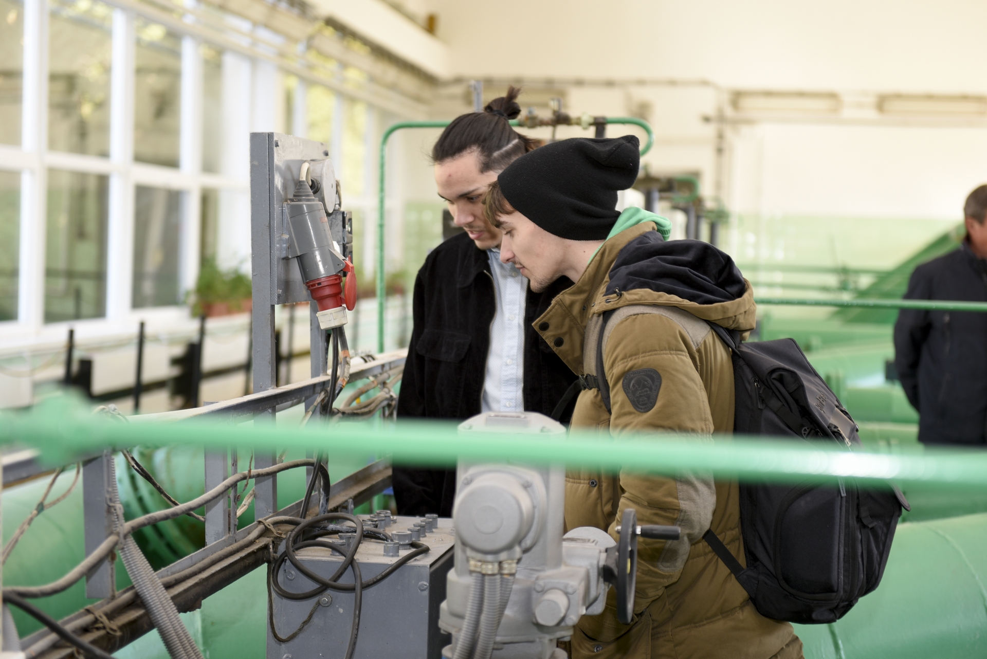 Diákok a telephelyen