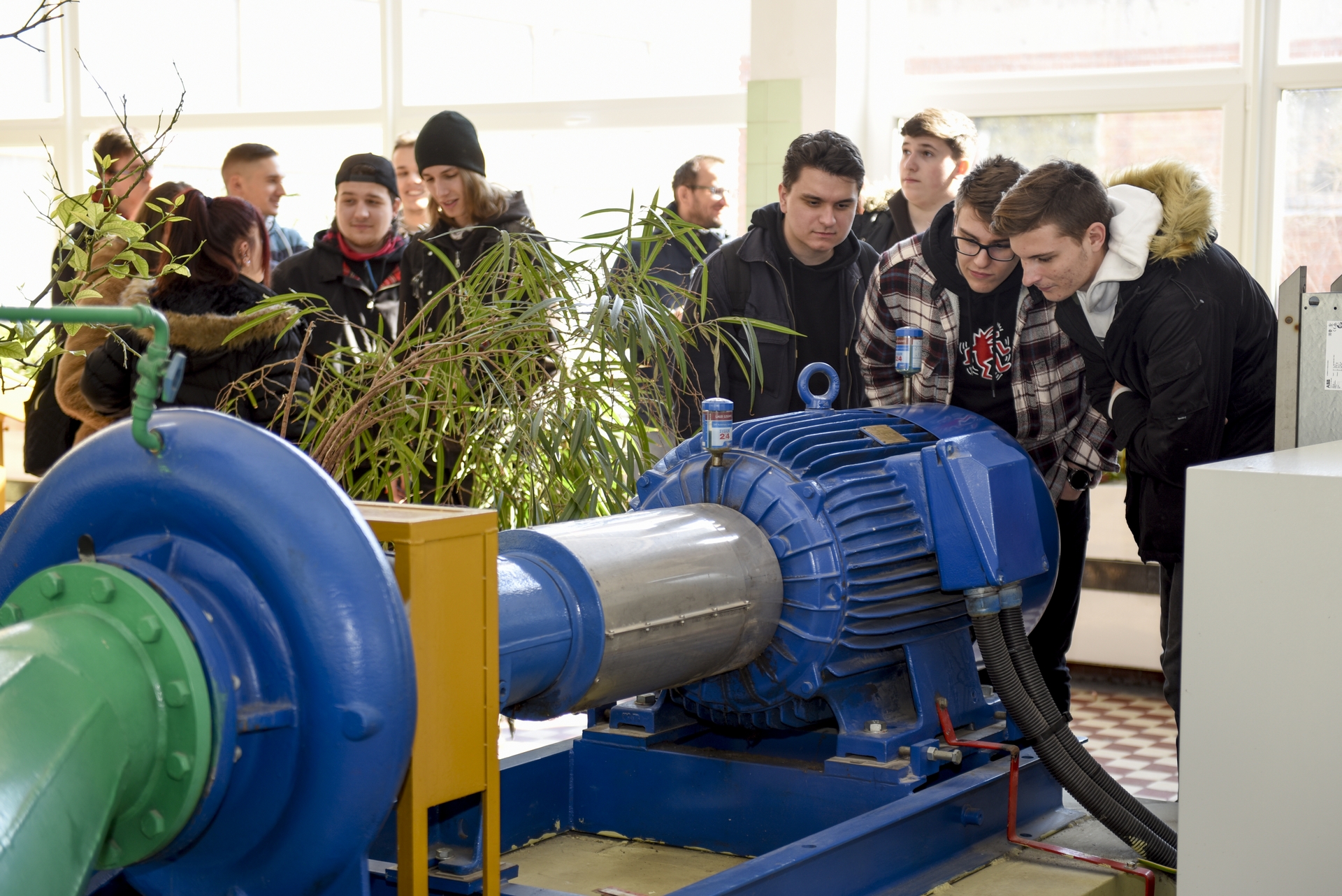 Érdeklődő diákok