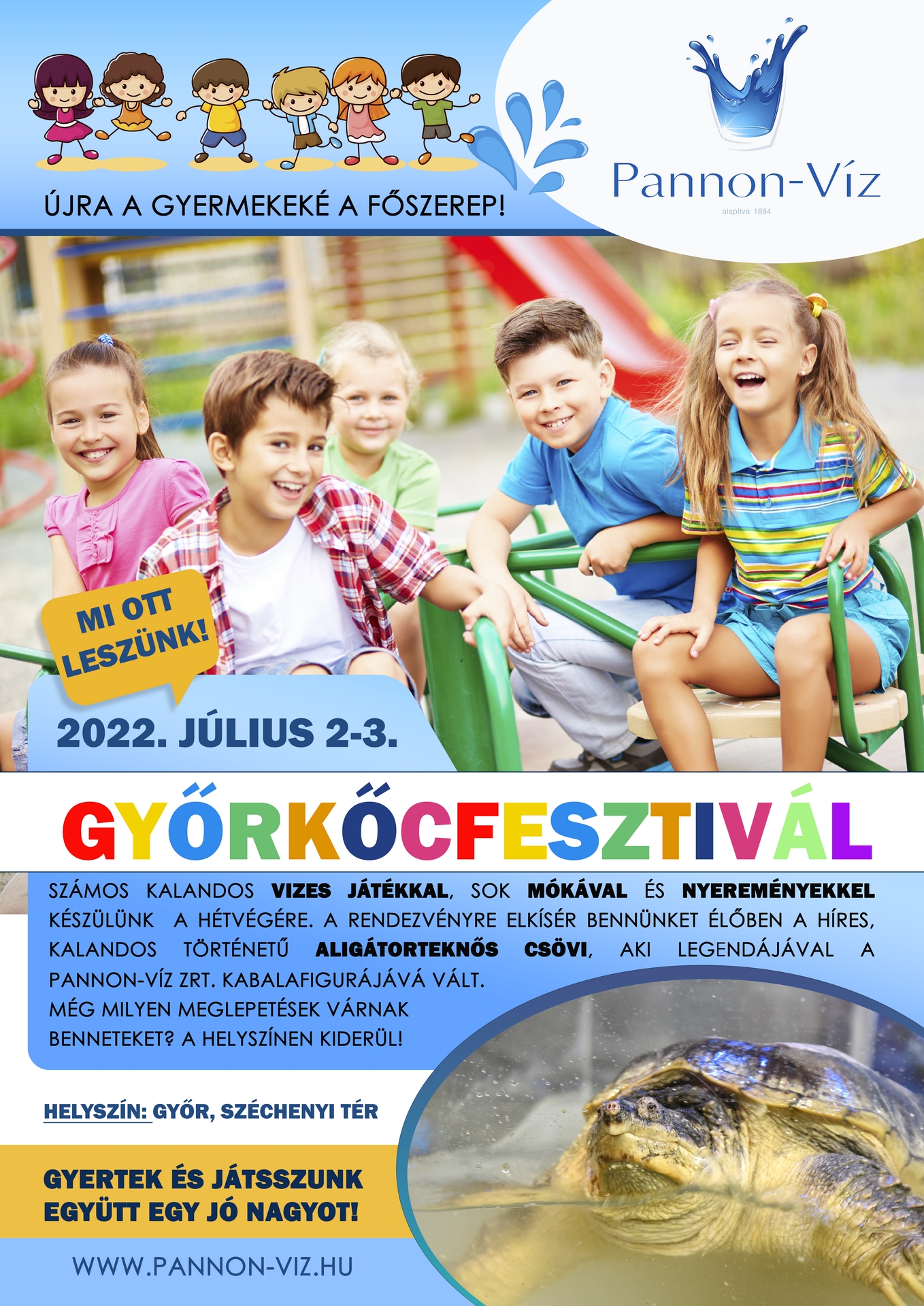 Győrkőcfesztivál plakátja