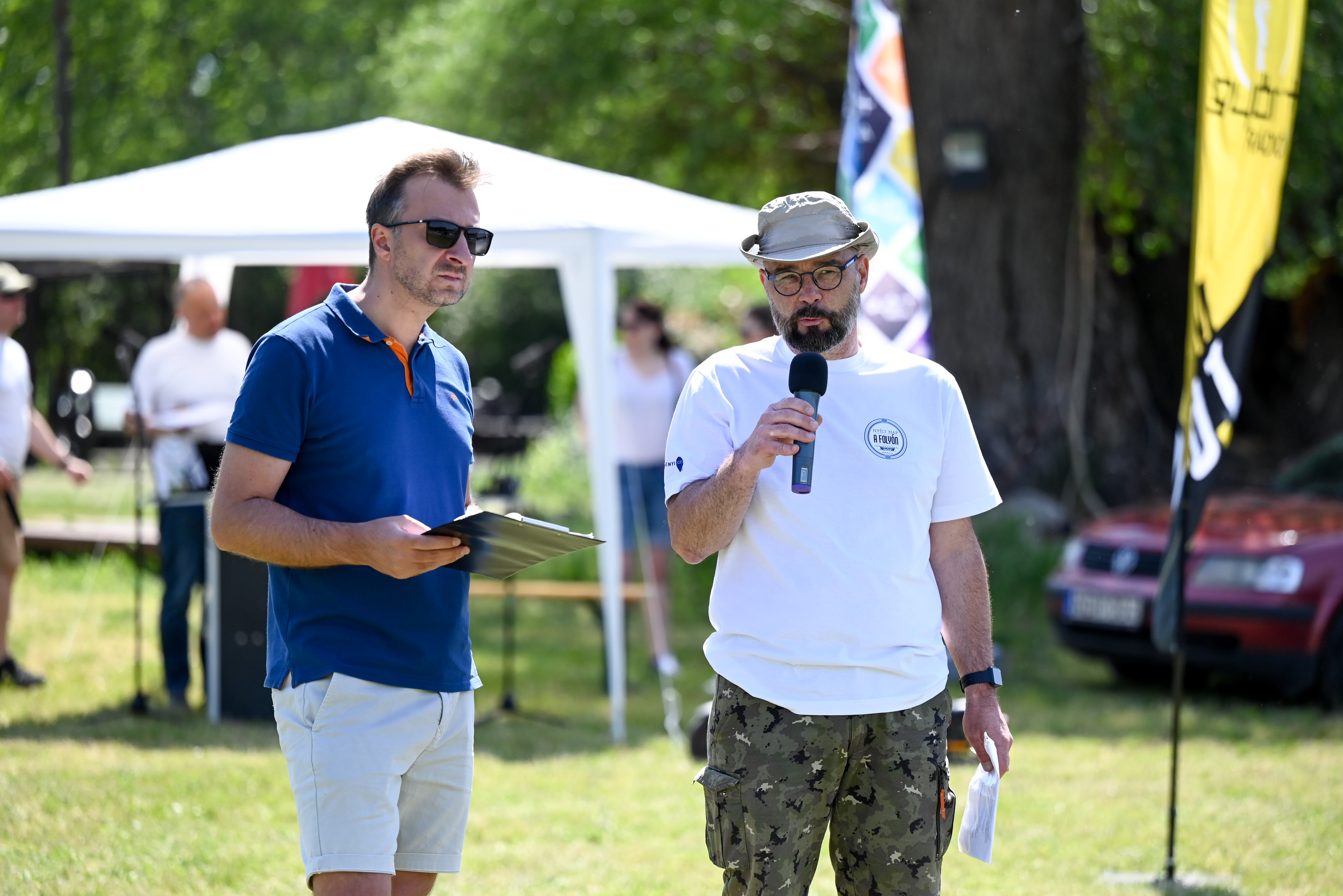 A rendezvény konferálása